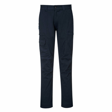Portwest Mens KX3 Cargo Pants Trouser Slim Fitting Work Cotton Stretch T801-KarWorkwear