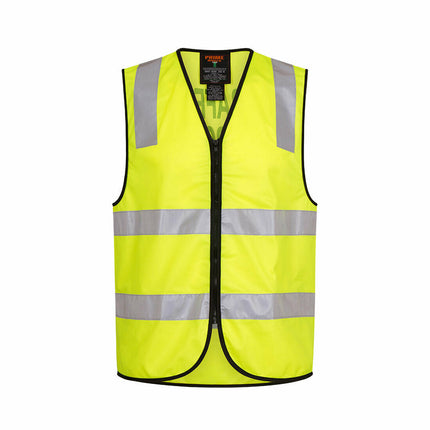 Portwest Traffic Controller Zip Vest D/N Reflective Tape Work Safety MZ105-KarWorkwear