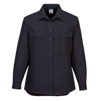 Portwest Ladies Utility Stretch Long Sleeve 2 Zipped Compartments Comfort LS501-KarWorkwear