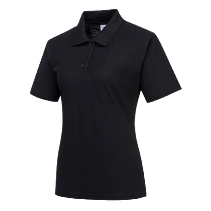 Portwest Naples Ladies Polo Shirt Ribbed Collar Soft Short Sleeve Shirt B209-KarWorkwear