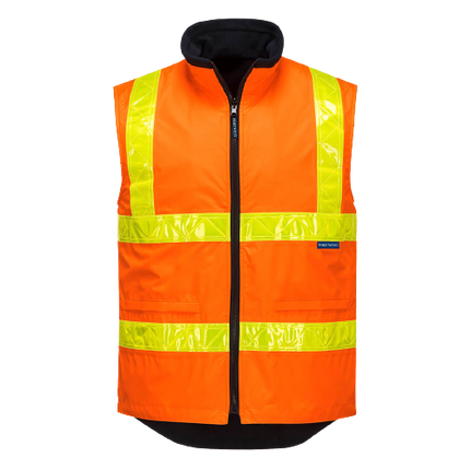 Portwest Polar Fleece Vest with Micro Prism Tape Reflective Safety MY214-KarWorkwear