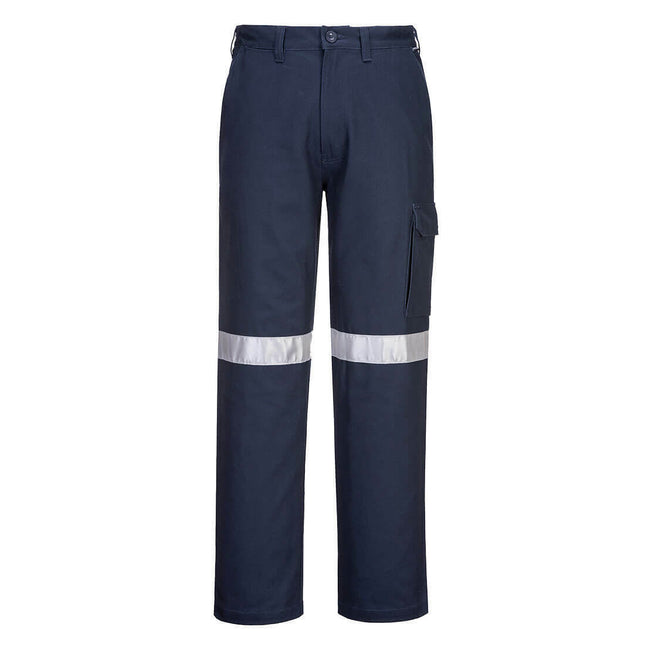 Portwest Mens Prime Mover Cargo Pants Taped Cotton Pre Shrunk Work Safety MP701-KarWorkwear