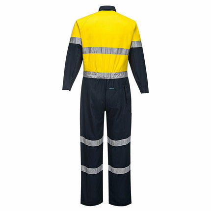 Portwest Mens Regular Weight Coverall Taped Reflective Overalls Cotton MA931-KarWorkwear