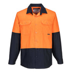 S / Orange/Navy