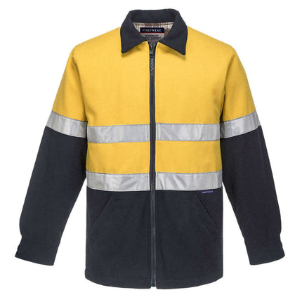 Portwest Mens Wool Blend Bluey Jacket High Vis Day/Night Reflective Safety MW02-KarWorkwear