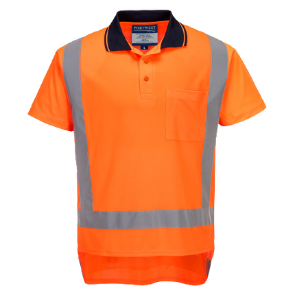Portwest TTMC Short Sleeved Polo Lightweight Reflective Work Safety TM311-KarWorkwear