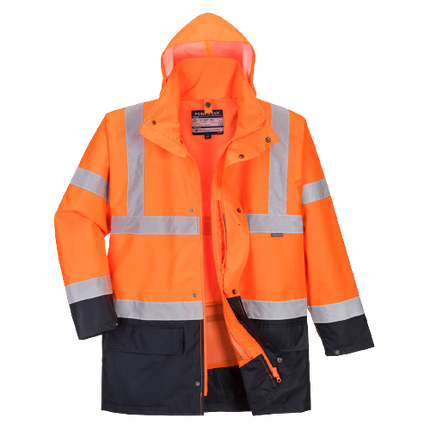 Portwest Essential 5-in-1 Two-Tone Jacket Reflective Taped Work Safety S766-KarWorkwear