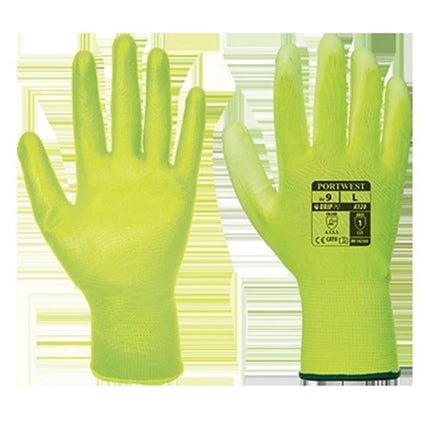 A120 Work Gloves PU Palm Dipped Abrasion and Tear Resistant Black, 3X-Large-KarWorkwear