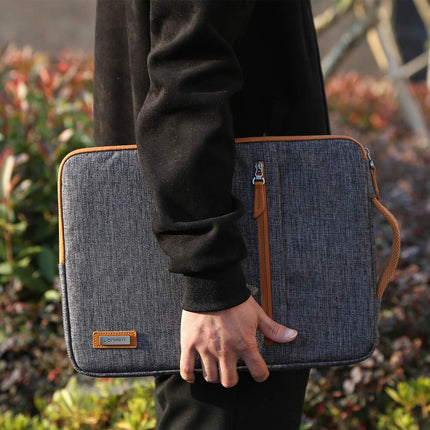 10.1 Inch Laptop Sleeve Case Water-Resistant Tablet Protective Carrying Handle Bag for 10.5" Ipad Pro/9.7" Ipad Air 2/10" Surface Go/Samsung Galaxy Tab S2 S3 S4/10.1"Lenovo Yoga Tab 3,Dark Grey