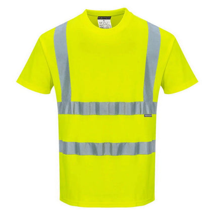 S170 Cotton Comfort Short Sleeve T-Shirt Yellow, Large-KarWorkwear