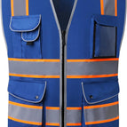 Blue Orange Strips / 3X-Large