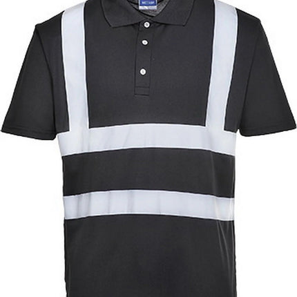 F477 Mens Reflective Iona Work Polo Shirt Navy, 5X-Large-KarWorkwear