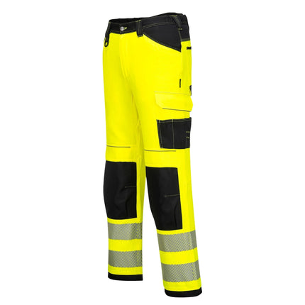 PW340 Hi-Vis Workwear Safety Pants Yellow/Black, 46-KarWorkwear