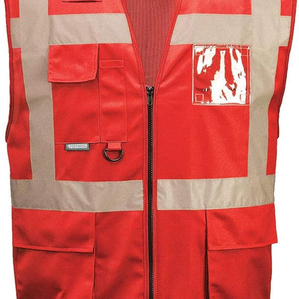 F476 Iona Executive Safety Work Vest with Reflective Tape