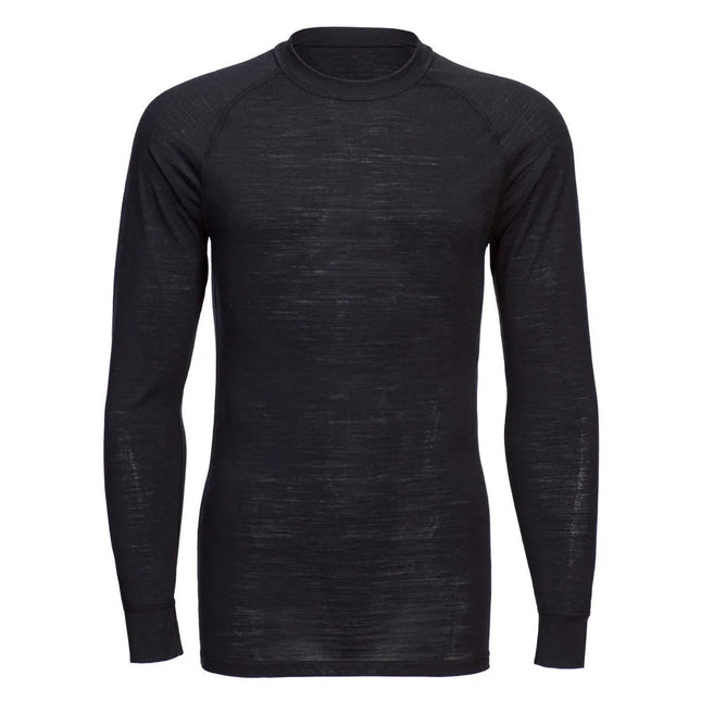 Adult Merino Wool Crew Neck Long-Sleeved Thermal Top-KarWorkwear