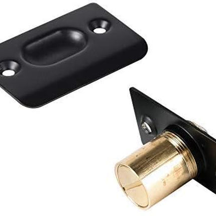 Door Ball Catch,Stainless Steel Adjustable Ball Catch Door Hardware (2Pcs(Black)