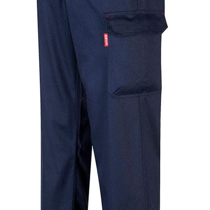 BZ31 Mens Safety Cargo Pants in Flame Resistant Bizweld ASTM NFPA, Navy, X Larget