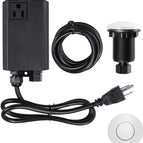 Stainless Steel White / Single Outlet Short/2''