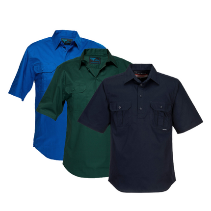 Portwest Adelaide Shirt, Short Sleeve, Light Weight Cotton Polo Shirt MC905-KarWorkwear