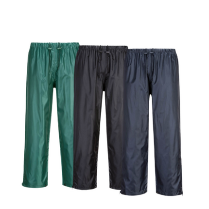 Portwest Mens Wet Weather Leisure Pants Oxford Waterproof Elastic Waist MP205-KarWorkwear
