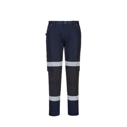 Portwest Slim Fit Stretch Bio Motion Pants HiVistex Pro Reflective Tape MP705-KarWorkwear