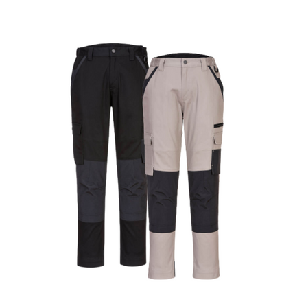 Portwest Slim Fit Stretch Trade Pants Comfortable Straight Pocket Pant MP707-KarWorkwear