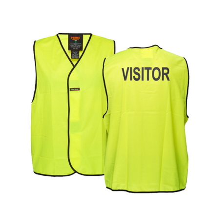 Portwest Visitor Hi-Vis Vest Class D Lightweight Touch Tape Work Safety MV120-KarWorkwear