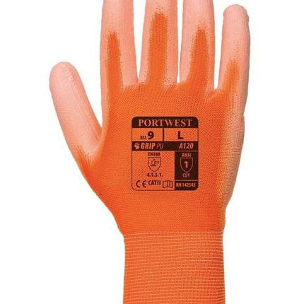 A120 Work Gloves PU Palm Dipped Abrasion and Tear Resistant White, Xx-Small-KarWorkwear