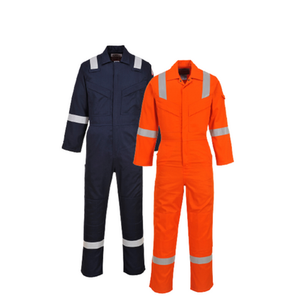 Portwest Flame Resistant Super Light Weight Anti-Static Coverall 210g FR21-KarWorkwear