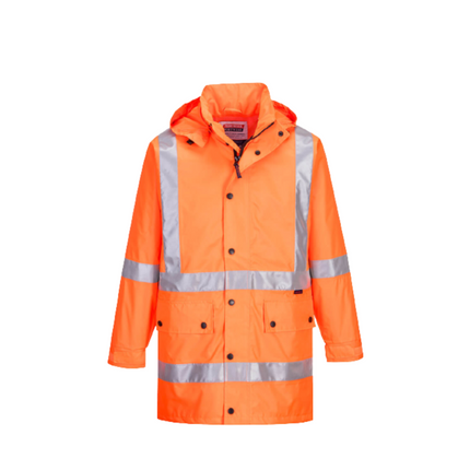 Portwest Max Rain Jacket with Cross Back Tape Reflective Work Safety MX306-KarWorkwear