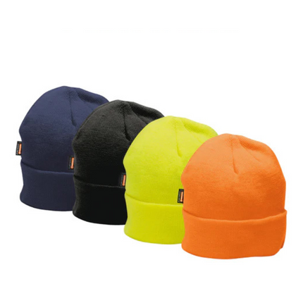 Portwest Mens Beanie Knit Cap Insulatex Lined Performance Cold-Weather Hat B013-KarWorkwear