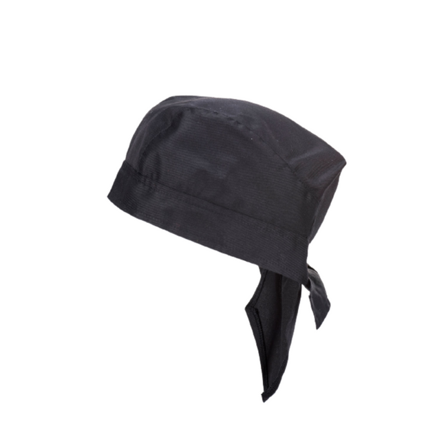 Portwest Chefs Bandana Black Restaurant Uniform Comfortable S903-KarWorkwear