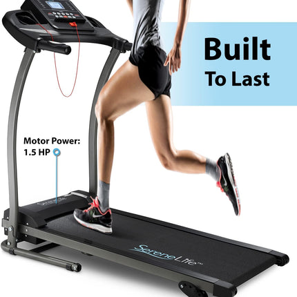 Folding Treadmill Exercise Running Machine - Electric Motorized Running Exercise Equipment