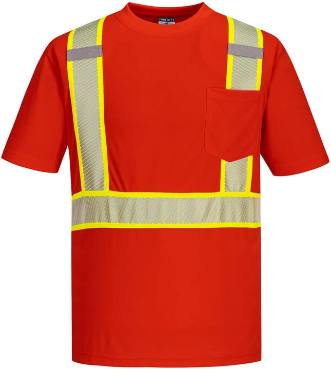 Iona plus T-Shirt S/S - S396, Red, 6XL