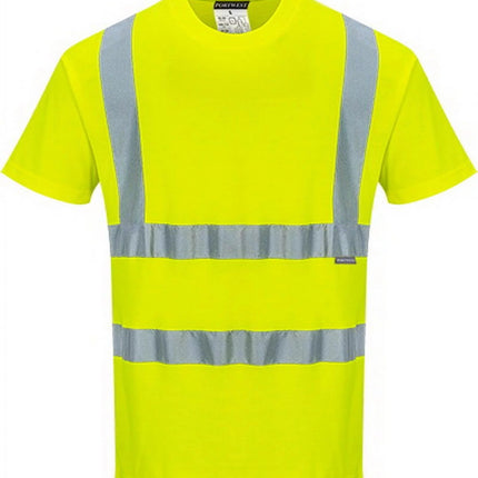 S170 Cotton Comfort Short Sleeve T-Shirt Yellow, Large-KarWorkwear