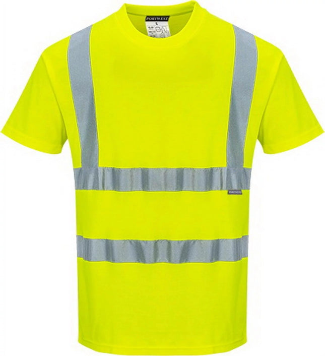 S170 Cotton Comfort T-Shirt S/S-Yello Tall-4Xl-KarWorkwear