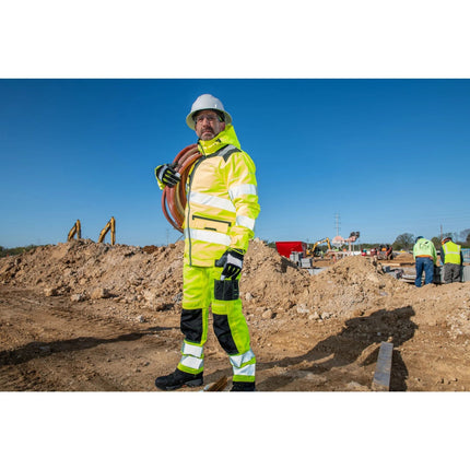 PW340 Hi-Vis Workwear Safety Pants Yellow/Black, 46-KarWorkwear