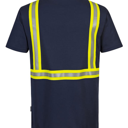 F131 Iona Xtra Enhanced Visibility T-Shirt Navy, 6X-Large