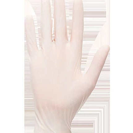A910 Powdered Latex Disposable Glove White, Large-KarWorkwear