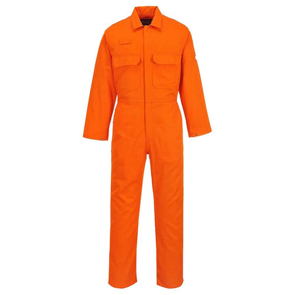UBIZ1 Bizweld Flame Resistant Coveralls for Welding, Protective Safety FR Workwear Coveralls Black, Large