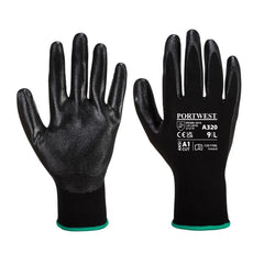 A320 Nitrile Foam Work Gloves Dexti-Grip Gloves Black, Large-KarWorkwear