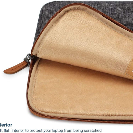 10.1 Inch Laptop Sleeve Case Water-Resistant Tablet Protective Carrying Handle Bag for 10.5" Ipad Pro/9.7" Ipad Air 2/10" Surface Go/Samsung Galaxy Tab S2 S3 S4/10.1"Lenovo Yoga Tab 3,Dark Grey