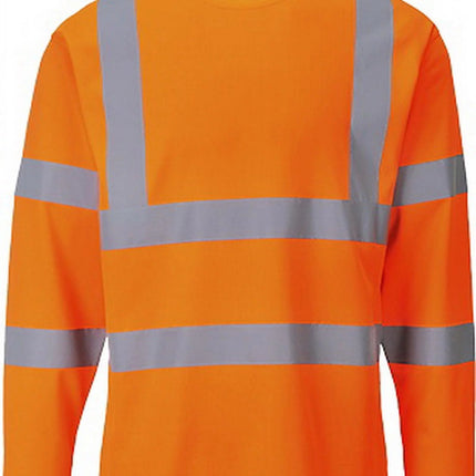 S278 Cotton Comfort Long Sleeve T-Shirt Yellow, Xx-Large-KarWorkwear