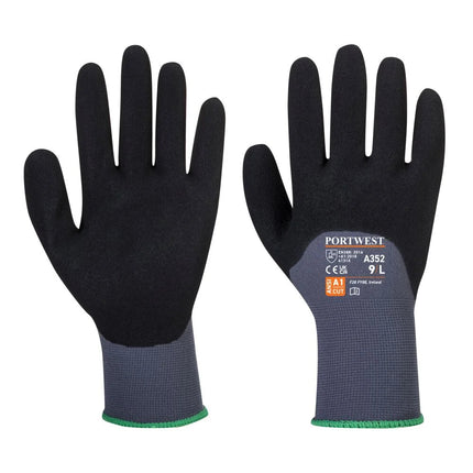 A620 Cut Resistant Work Gloves PU Palm Dipped Gloves Gray, Large-KarWorkwear