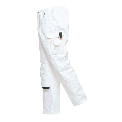 Painters Trousers Work Pants Protection Protect Overall Decorator Paint, Medium White