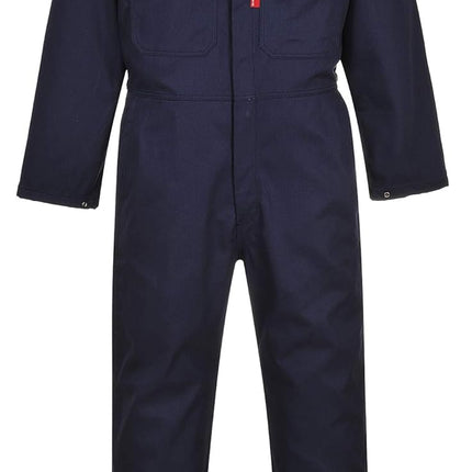 UBIZ1 Bizweld Flame Resistant Coveralls for Welding, Protective Safety FR Workwear Coveralls Black, Large
