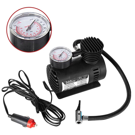 12V 300Psi Tire Inflator Portable Car Tyre Air Compressor Portable Electric Tire Air Pump