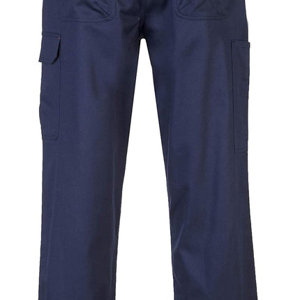 BZ31 Mens Safety Cargo Pants in Flame Resistant Bizweld ASTM NFPA, Navy, 4XLR