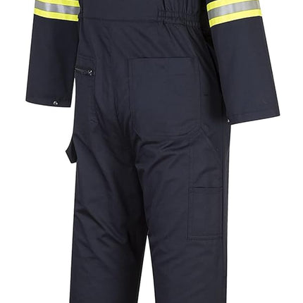 F128 Comfort Safety Iona Xtra Coverall Navy, Medium