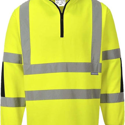 Xenon Rugby Sweatshirt Pullover Jumper Safety Reflective Work Wear Warm Top ANSI 3
